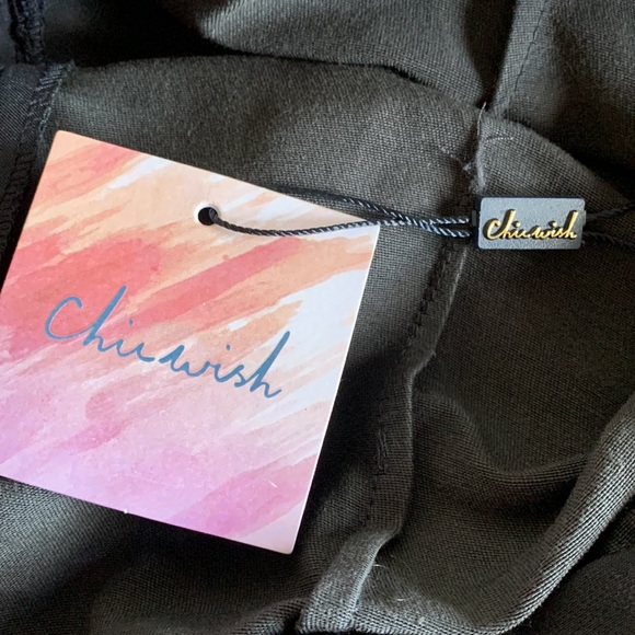 Chicwish jumpsuit. Size L. Navy. - Picture 3 of 6